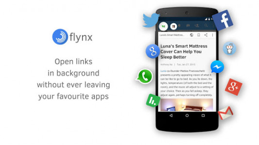 اسکرین شات برنامه Flynx - Read the web smartly 1