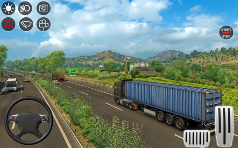اسکرین شات بازی Modern Euro Truck Simulator 3d 3