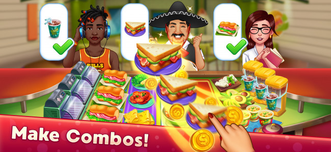 اسکرین شات 4 بازی Kitchen Craze: Restaurant Game
