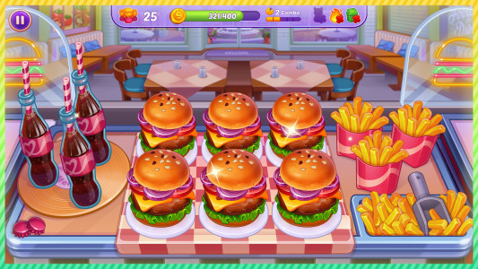 اسکرین شات 1 بازی Cooking Crush - Cooking Game