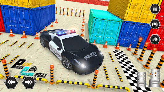 اسکرین شات بازی Police Car Parking Mania : Car Driving Games 2