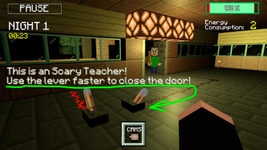 اسکرین شات بازی Five Nights at Scary Teacher 1