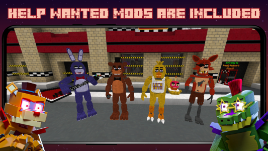 اسکرین شات برنامه FNAF Breach Mods for Minecraft 4