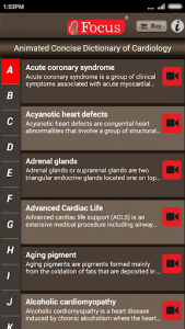 اسکرین شات برنامه Cardiology-Animated Dictionary 2