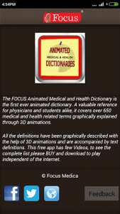 اسکرین شات برنامه Animated Medical Dictionary 5