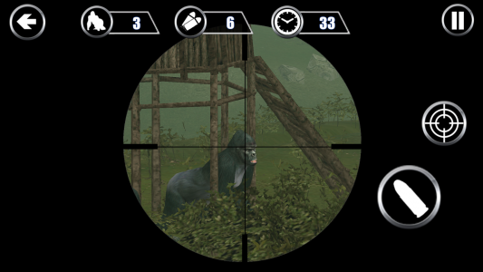 اسکرین شات بازی Gorilla Hunter: Hunting games 1