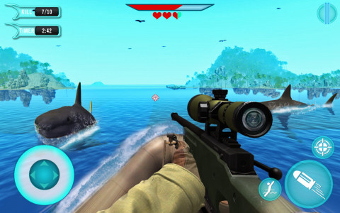 اسکرین شات 3 بازی Hunt Wild Shark Simulator