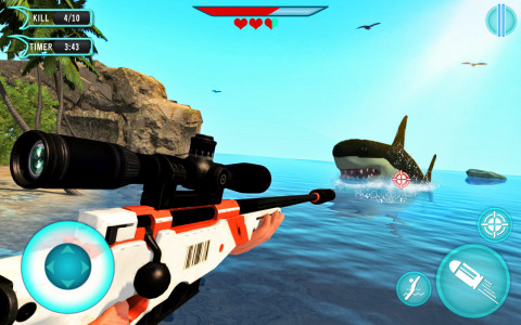 اسکرین شات بازی Hunt Wild Shark Simulator 5