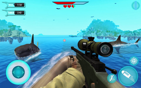 اسکرین شات بازی Hunt Wild Shark Simulator 3