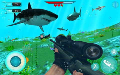 اسکرین شات بازی Hunt Wild Shark Simulator 4