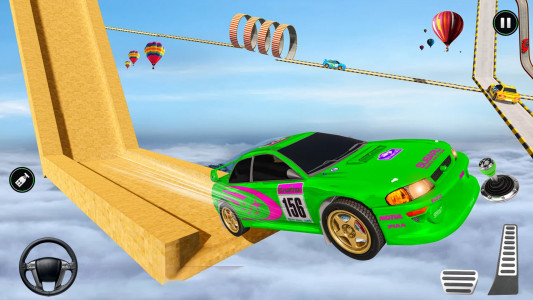 اسکرین شات برنامه GT Car Games: Car Stunt Races 4