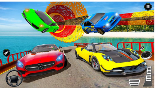 اسکرین شات برنامه GT Car Games: Car Stunt Races 5