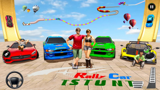 اسکرین شات برنامه GT Car Games: Car Stunt Races 2