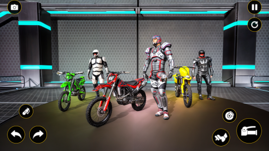 اسکرین شات 4 برنامه Motocross Dirt Bike Racing 3D