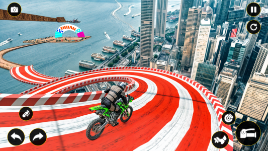 اسکرین شات 3 برنامه Motocross Dirt Bike Racing 3D