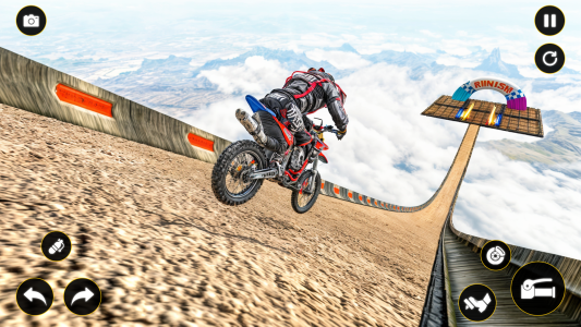 اسکرین شات 2 برنامه Motocross Dirt Bike Racing 3D