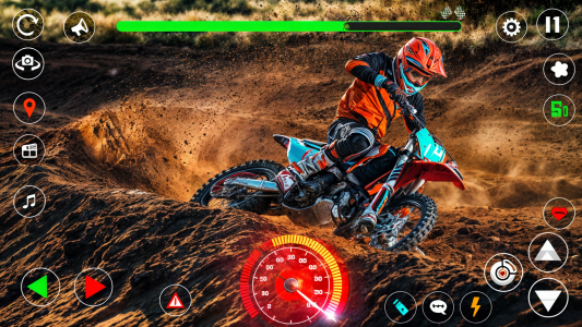اسکرین شات برنامه Motocross Dirt Bike Racing 3D 4