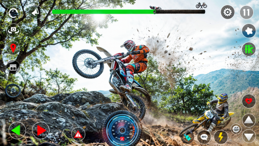 اسکرین شات برنامه Motocross Dirt Bike Racing 3D 2