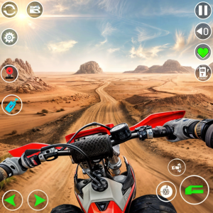 اسکرین شات برنامه Motocross Dirt Bike Racing 3D 1