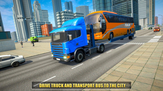 اسکرین شات بازی City Bus Games Transport Truck 1