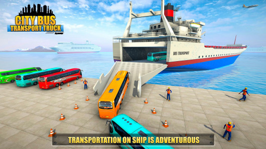 اسکرین شات بازی City Bus Games Transport Truck 3