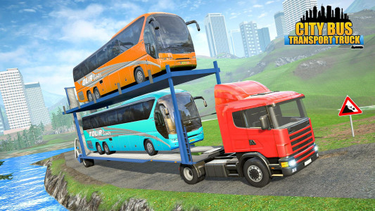 اسکرین شات بازی City Bus Games Transport Truck 4