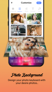 اسکرین شات برنامه GIF Keyboard Theme-Cool Font 5