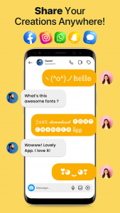 اسکرین شات 6 برنامه Font Changer Stylish Keyboard