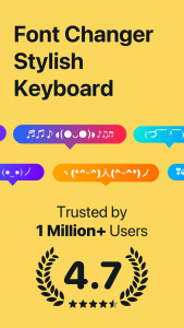اسکرین شات برنامه Fonts app keyboard & Changer 1