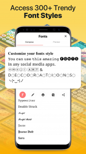اسکرین شات برنامه Fonts app keyboard & Changer 2