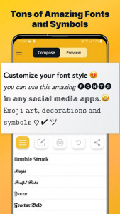اسکرین شات برنامه Font Changer - Cool Fonts Keyboard, Stylish Text 1