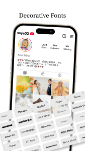 اسکرین شات 2 برنامه Font Keyboard: Text Fonts+