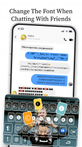 اسکرین شات برنامه Font Keyboard: Text Fonts+ 8