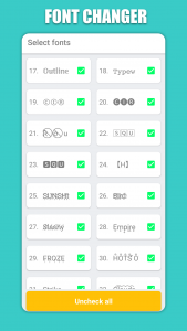 اسکرین شات برنامه Fonts Keyboard - Fonts & Emoji 4