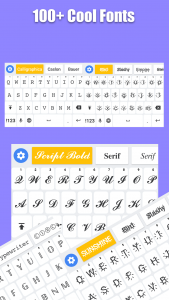 اسکرین شات برنامه Fonts Keyboard - Fonts & Emoji 2