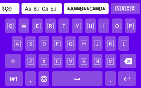 اسکرین شات برنامه Aa Fonts Keyboard & Emoji 8