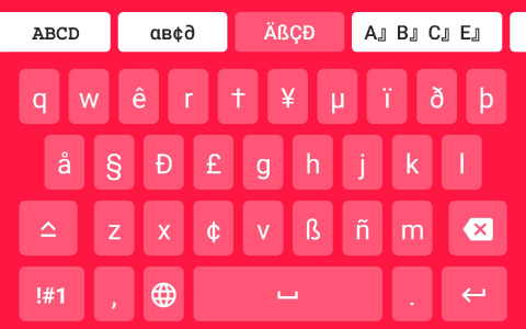 اسکرین شات برنامه Aa Fonts Keyboard & Emoji 4