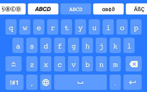 اسکرین شات برنامه Aa Fonts Keyboard & Emoji 6