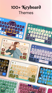 اسکرین شات برنامه Fonts Keyboard Themes - Emoji 2