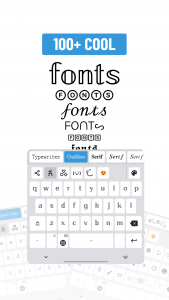 اسکرین شات برنامه Fonts Keyboard 1