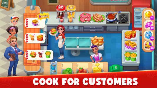 اسکرین شات بازی Cooking Tour: Restaurant Games 1