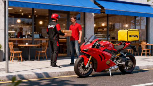 اسکرین شات 4 بازی Food Delivery Boy Game