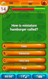 اسکرین شات بازی Food Fun Trivia Questions Quiz 5