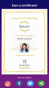 اسکرین شات 5 بازی Food Quiz