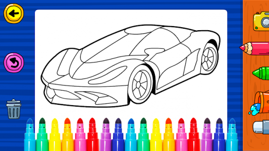اسکرین شات بازی Learn Coloring & Drawing Car Games for Kids 4