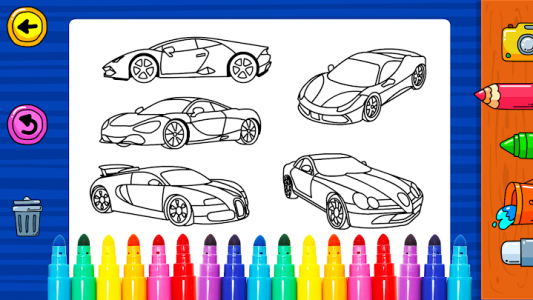 اسکرین شات بازی Learn Coloring & Drawing Car Games for Kids 7