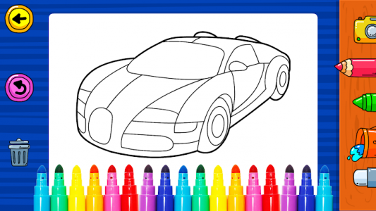 اسکرین شات بازی Learn Coloring & Drawing Car Games for Kids 2