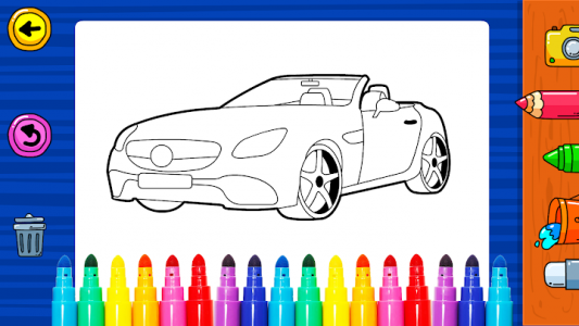 اسکرین شات بازی Learn Coloring & Drawing Car Games for Kids 6