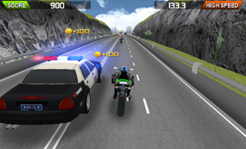 اسکرین شات بازی MOTO Furious HD 1