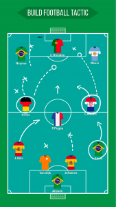 اسکرین شات 1 برنامه Football Squad Builder